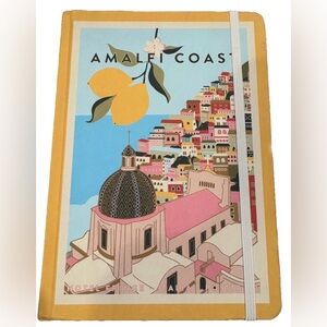 FRINGE STUDIO NEW amalfi coast lined notebook w/ elastic closure